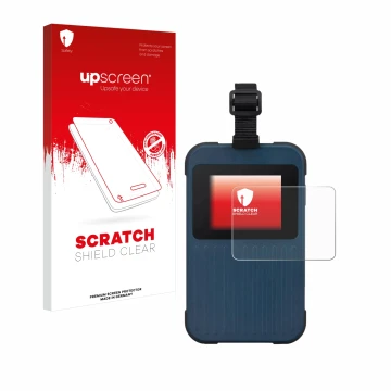 Vorderseite einer Produktverpackung mit dem Markenlogo upscreen. Daneben ist das Gerät Acer Enduro Connect M3 mit dem zugehöri