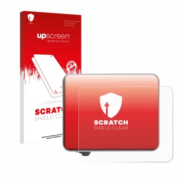 Vorderseite einer Produktverpackung mit dem Markenlogo upscreen. Daneben ist das Gerät Bambu Lab A1 3D Printer mit dem zugehör