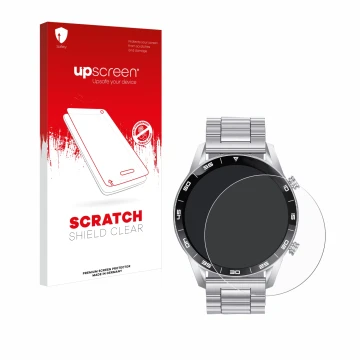 Vorderseite einer Produktverpackung mit dem Markenlogo upscreen. Daneben ist das Gerät Foxbox SML1-C PRO 1.43