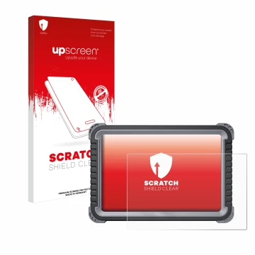 Vorderseite einer Produktverpackung mit dem Markenlogo upscreen. Daneben ist das Gerät Topdon Phoenix Plus mit dem zugehörigen