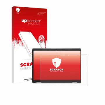 Vorderseite einer Produktverpackung mit dem Markenlogo upscreen. Daneben ist das Gerät Dell Latitude 7440 2-in-1 mit dem zugeh