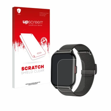 Vorderseite einer Produktverpackung mit dem Markenlogo upscreen. Daneben ist das Gerät Narcid P95 2