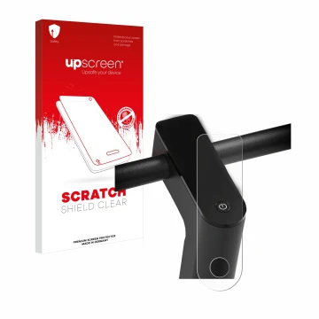 Vorderseite einer Produktverpackung mit dem Markenlogo upscreen. Daneben ist das Gerät Xiaomi Mi 4 Pro (2. Gen.) mit dem zugeh