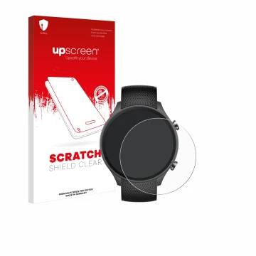 Vorderseite einer Produktverpackung mit dem Markenlogo upscreen. Daneben ist das Gerät OnePlus watch 2R mit dem zugehörigen Di