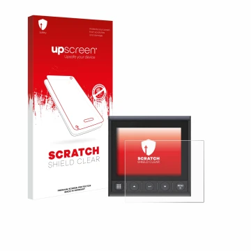 Vorderseite einer Produktverpackung mit dem Markenlogo upscreen. Daneben ist das Gerät B&G Triton 2 mit dem zugehörigen Displa