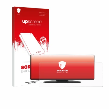 Vorderseite einer Produktverpackung mit dem Markenlogo upscreen. Daneben ist das Gerät Carpuride W903 9.3