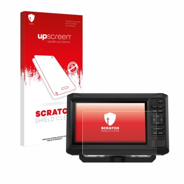 Vorderseite einer Produktverpackung mit dem Markenlogo upscreen. Daneben ist das Gerät Garmin ECHOMAP UHD2 7