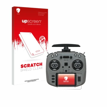 Vorderseite einer Produktverpackung mit dem Markenlogo upscreen. Daneben ist das Gerät Jumper T15 mit dem zugehörigen Displays