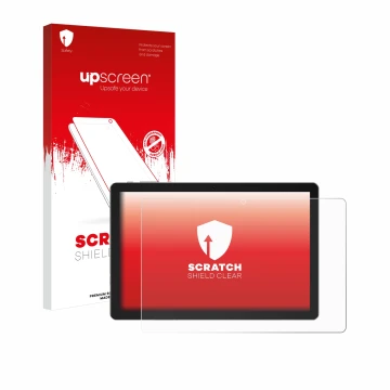 Vorderseite einer Produktverpackung mit dem Markenlogo upscreen. Daneben ist das Gerät Xgody N02 Pro 10.1