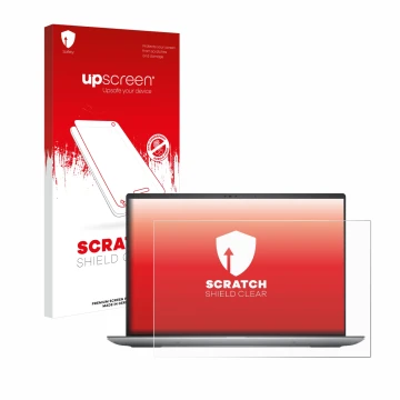 Vorderseite einer Produktverpackung mit dem Markenlogo upscreen. Daneben ist das Gerät Dell Precision 5690 Workstation mit dem