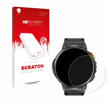 Vorderseite einer Produktverpackung mit dem Markenlogo upscreen. Daneben ist das Gerät Dremac FV6-A 1.85