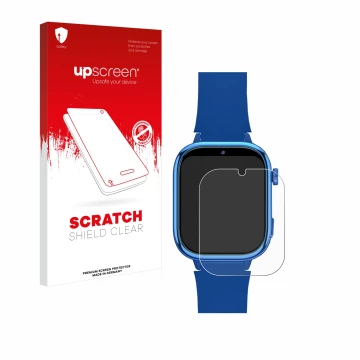 Vorderseite einer Produktverpackung mit dem Markenlogo upscreen. Daneben ist das Gerät Swgota SW-T40 mit dem zugehörigen Displ