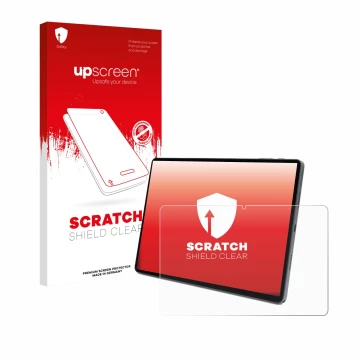 Vorderseite einer Produktverpackung mit dem Markenlogo upscreen. Daneben ist das Gerät Terra Pad 1007 10.95