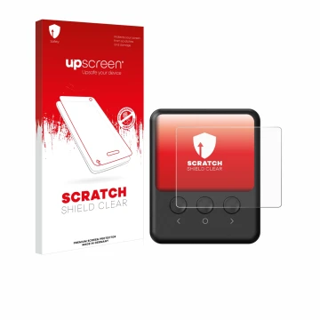 Vorderseite einer Produktverpackung mit dem Markenlogo upscreen. Daneben ist das Gerät ISDT 608PD mit dem zugehörigen Displays