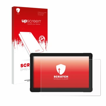 Vorderseite einer Produktverpackung mit dem Markenlogo upscreen. Daneben ist das Gerät Woibugee Motorrad Carplay 7