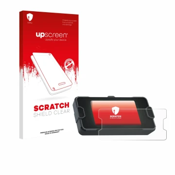 Vorderseite einer Produktverpackung mit dem Markenlogo upscreen. Daneben ist das Gerät Honda NC750x 2021-2024 mit dem zugehöri