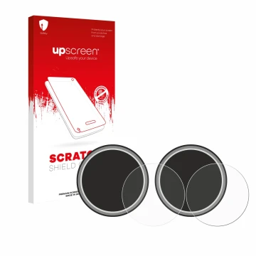 Vorderseite einer Produktverpackung mit dem Markenlogo upscreen. Daneben ist das Gerät Numark NS4FX (Jog) mit dem zugehörigen 