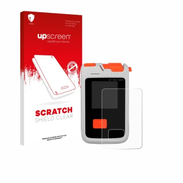 Vorderseite einer Produktverpackung mit dem Markenlogo upscreen. Daneben ist das Gerät Mammut Barryvox Barryvox 2 mit dem zuge