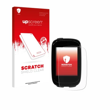 Vorderseite einer Produktverpackung mit dem Markenlogo upscreen. Daneben ist das Gerät Decathlon Van Rysel GPS 500 mit dem zug