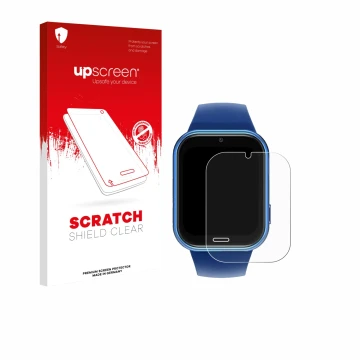 Vorderseite einer Produktverpackung mit dem Markenlogo upscreen. Daneben ist das Gerät CATGIFF X53 mit dem zugehörigen Display