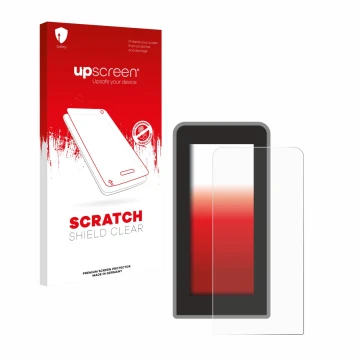 Vorderseite einer Produktverpackung mit dem Markenlogo upscreen. Daneben ist das Gerät Tenways CGO600 Pro mit dem zugehörigen 