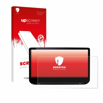 Vorderseite einer Produktverpackung mit dem Markenlogo upscreen. Daneben ist das Gerät Skoda Octavia Combi RS 13