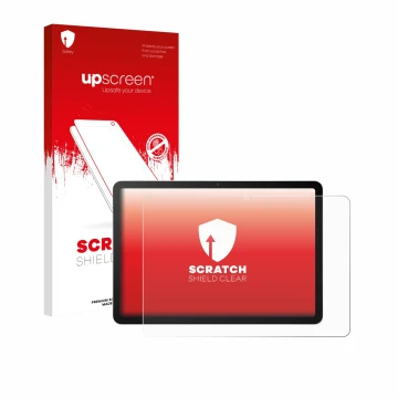 Vorderseite einer Produktverpackung mit dem Markenlogo upscreen. Daneben ist das Gerät Wacom MovinkPad 11 mit dem zugehörigen 