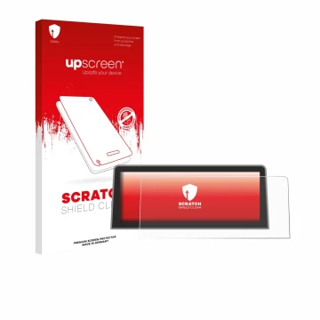 Vorderseite einer Produktverpackung mit dem Markenlogo upscreen. Daneben ist das Gerät Roadtop BMW 1 Serie E81 E82 E87 E88 200