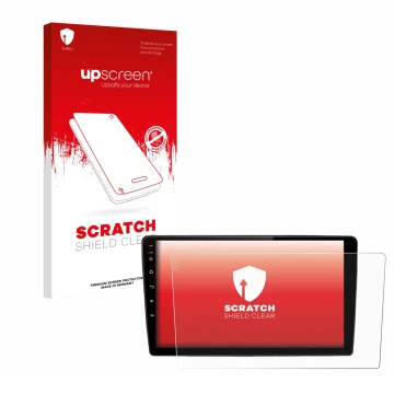 Vorderseite einer Produktverpackung mit dem Markenlogo upscreen. Daneben ist das Gerät Junsun V2 Plus 9