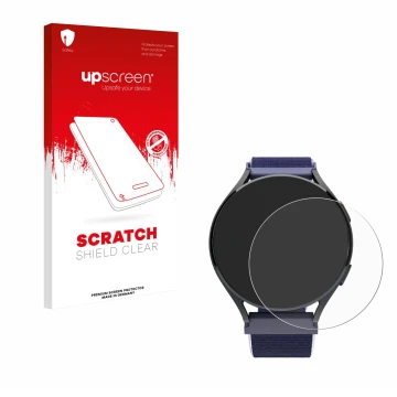 Vorderseite einer Produktverpackung mit dem Markenlogo upscreen. Daneben ist das Gerät Patronus Notfalluhr (41.5 mm) mit dem z