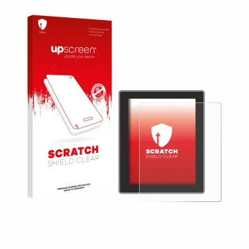 Vorderseite einer Produktverpackung mit dem Markenlogo upscreen. Daneben ist das Gerät Peterson Strobostomp Mini mit dem zugeh