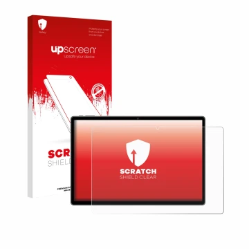 Vorderseite einer Produktverpackung mit dem Markenlogo upscreen. Daneben ist das Gerät Pixpeak L211-EEA 14.1