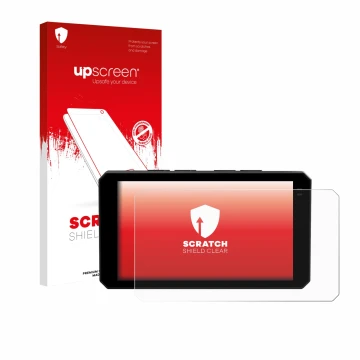 Vorderseite einer Produktverpackung mit dem Markenlogo upscreen. Daneben ist das Gerät Chigee AIO-6 LTE 4G mit dem zugehörigen
