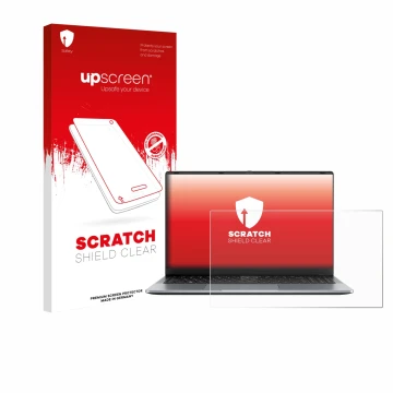 Vorderseite einer Produktverpackung mit dem Markenlogo upscreen. Daneben ist das Gerät Blackview Acebook 6 15.6