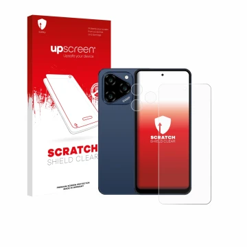 Vorderseite einer Produktverpackung mit dem Markenlogo upscreen. Daneben ist das Gerät Acer Acerone Liquid S262F5 (Display+Kam