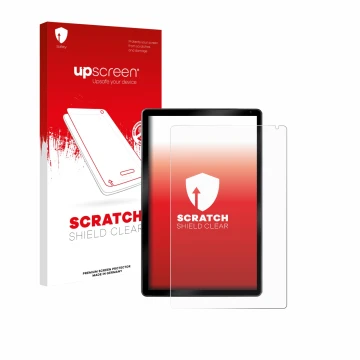 Vorderseite einer Produktverpackung mit dem Markenlogo upscreen. Daneben ist das Gerät Yicty C108 10.1