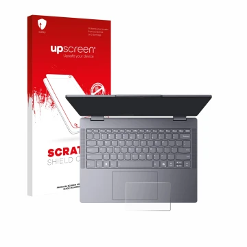 Vorderseite einer Produktverpackung mit dem Markenlogo upscreen. Daneben ist das Gerät Lenovo IdeaPad 5 2-in-1 14