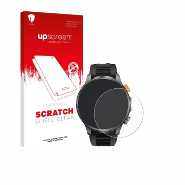 Vorderseite einer Produktverpackung mit dem Markenlogo upscreen. Daneben ist das Gerät Naixues AK90 1.91
