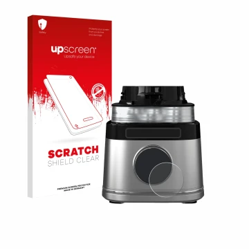 Vorderseite einer Produktverpackung mit dem Markenlogo upscreen. Daneben ist das Gerät Ninja Detect Power Pro mit dem zugehöri