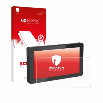 Vorderseite einer Produktverpackung mit dem Markenlogo upscreen. Daneben ist das Gerät Innovv N1 5.5