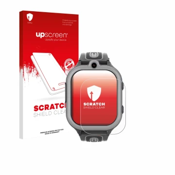 Vorderseite einer Produktverpackung mit dem Markenlogo upscreen. Daneben ist das Gerät Valdus DF91 mit dem zugehörigen Display