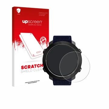 Vorderseite einer Produktverpackung mit dem Markenlogo upscreen. Daneben ist das Gerät North Edge Apache 3 mit dem zugehörigen