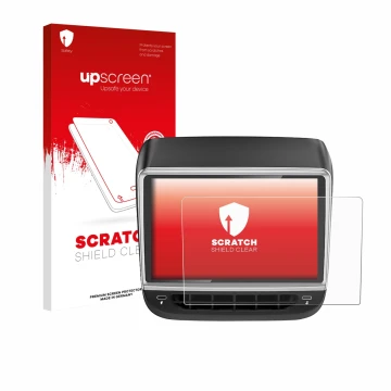Vorderseite einer Produktverpackung mit dem Markenlogo upscreen. Daneben ist das Gerät Tlyard T10 mit dem zugehörigen Displays