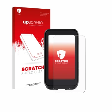 Vorderseite einer Produktverpackung mit dem Markenlogo upscreen. Daneben ist das Gerät igpsport BiNavi Air mit dem zugehörigen