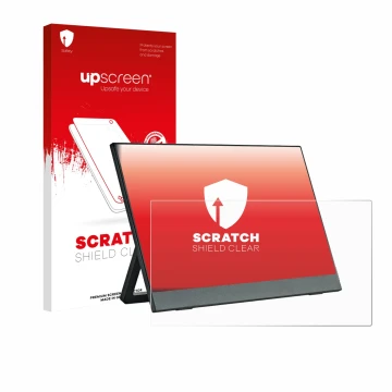 Vorderseite einer Produktverpackung mit dem Markenlogo upscreen. Daneben ist das Gerät Anmite A140W03 14