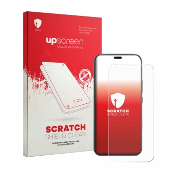 Vorderseite einer Produktverpackung mit dem Markenlogo upscreen. Daneben ist das Gerät Honor X80i mit dem zugehörigen Displays
