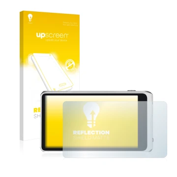 Vorderseite einer Produktverpackung mit dem Markenlogo upscreen. Daneben ist das Gerät Samsung Galaxy Camera 2 EK-GC200 mit de