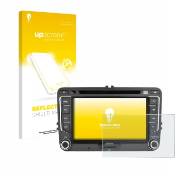 Vorderseite einer Produktverpackung mit dem Markenlogo upscreen. Daneben ist das Gerät Zenec E>Go 7