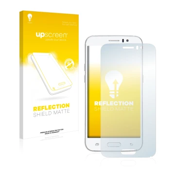 Vorderseite einer Produktverpackung mit dem Markenlogo upscreen. Daneben ist das Gerät Jiake M6 mit dem zugehörigen Displaysch