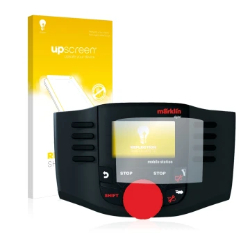 Vorderseite einer Produktverpackung mit dem Markenlogo upscreen. Daneben ist das Gerät Märklin Mobile Station 60657 2016 mit d